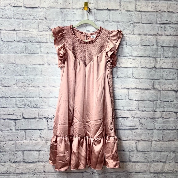 Mittoshop Satin Dress with Pockets - Picture 2 of 9